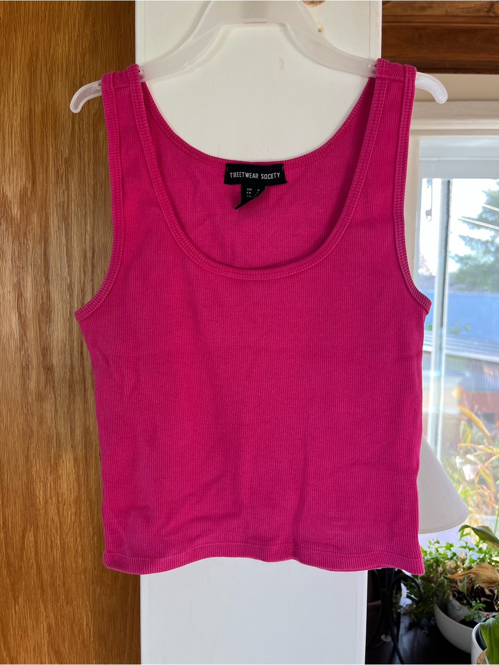 Streetwear Society Hot Pink Ribbed Tank